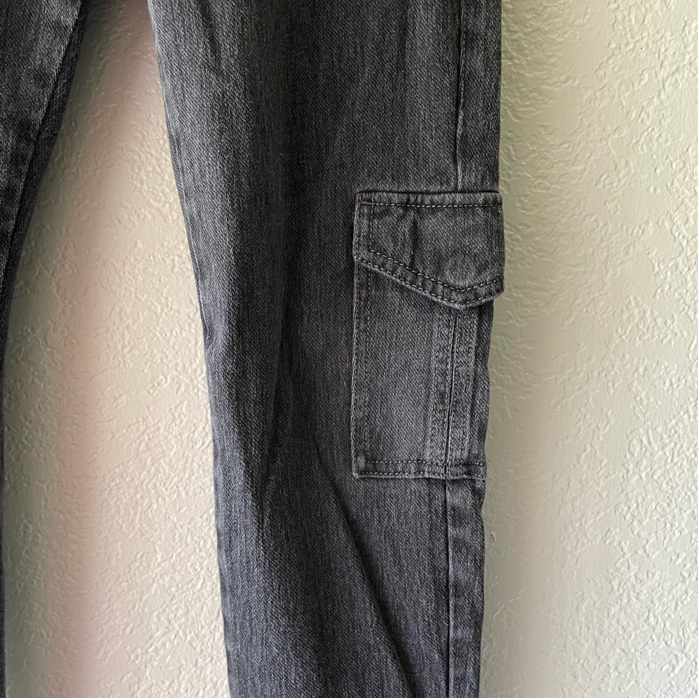 CAbi Jeans Gray Pull On Jeggings Denim Cargo Skinny Jeans - Picture 5 of 13